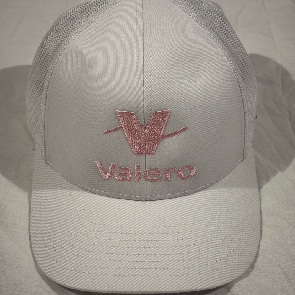 Pink and White Women's Cap